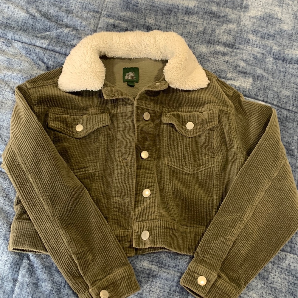 Women's Wild fable Jean jacket | Color: Green | Size: M